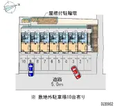 ★手数料０円★岡山市北区十日市東町　月極駐車場（LP）